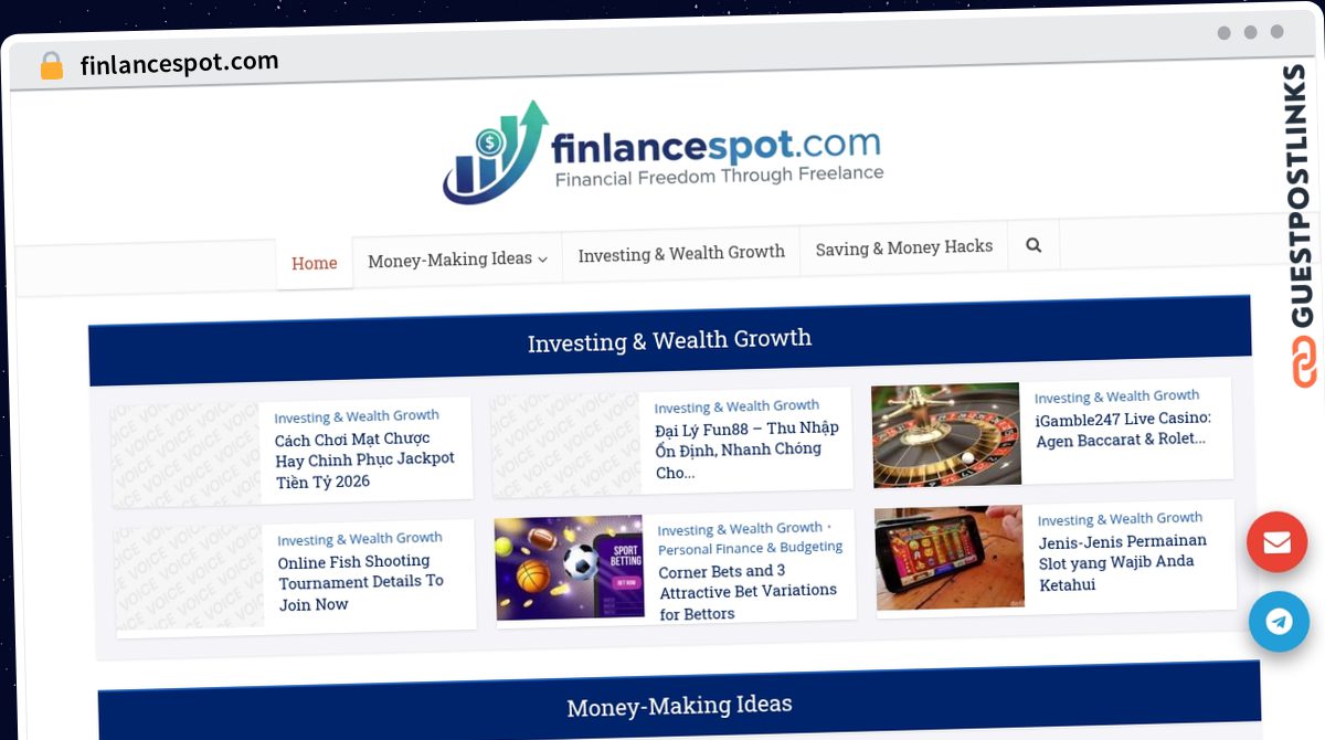 Publish Guest Post on finlancespot.com