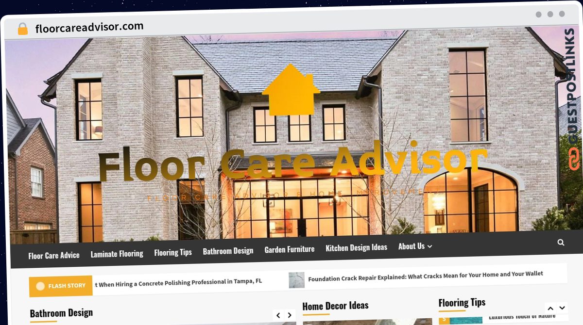 Publish Guest Post on floorcareadvisor.com