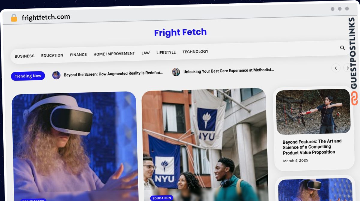 Publish Guest Post on frightfetch.com