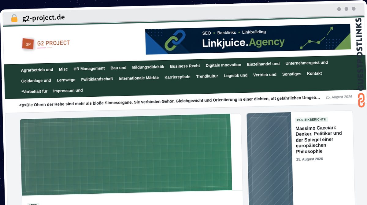 Publish Guest Post on g2-project.de