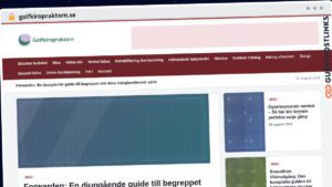 Publish Guest Post on golfkiropraktorn.se