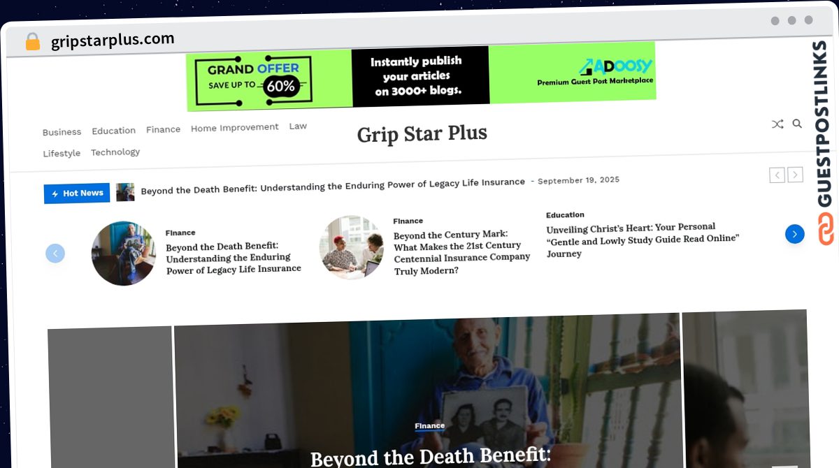 Publish Guest Post on gripstarplus.com
