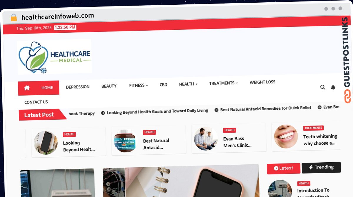 Publish Guest Post on healthcareinfoweb.com