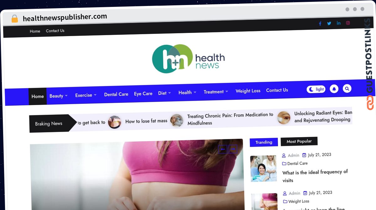 Publish Guest Post on healthnewspublisher.com