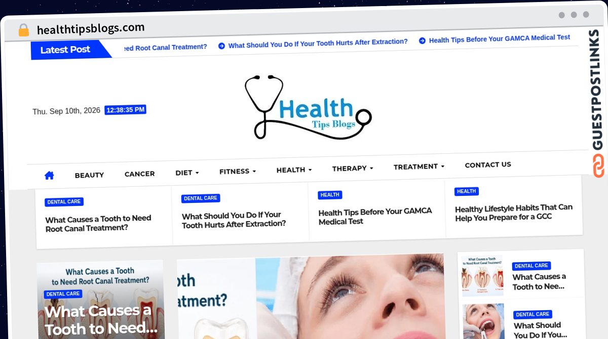Publish Guest Post on healthtipsblogs.com