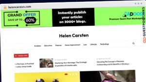 Publish Guest Post on helencarsten.com