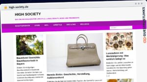 Publish Guest Post on high-society.de
