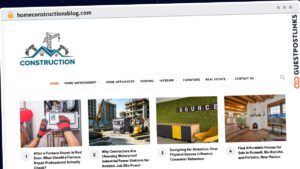 Publish Guest Post on homeconstructionsblog.com