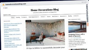 Publish Guest Post on homedecorationsblog.com