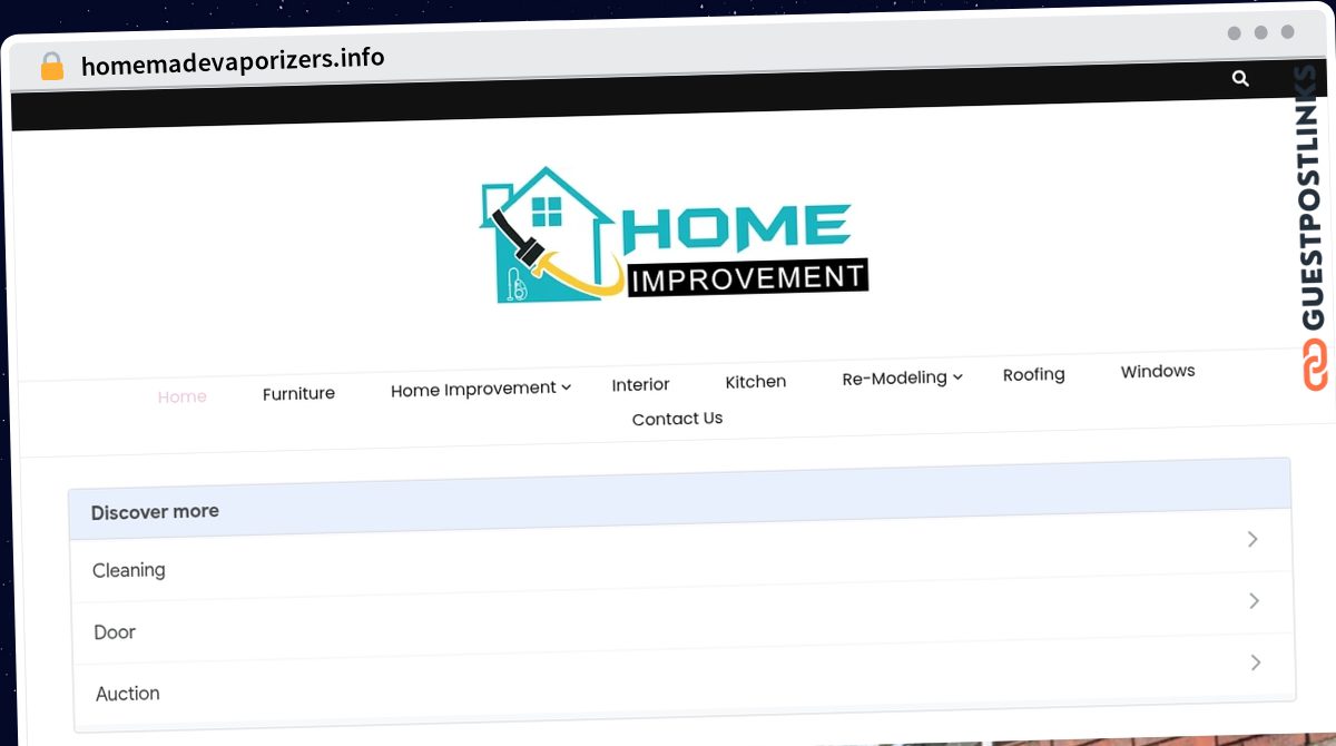 Publish Guest Post on homemadevaporizers.info