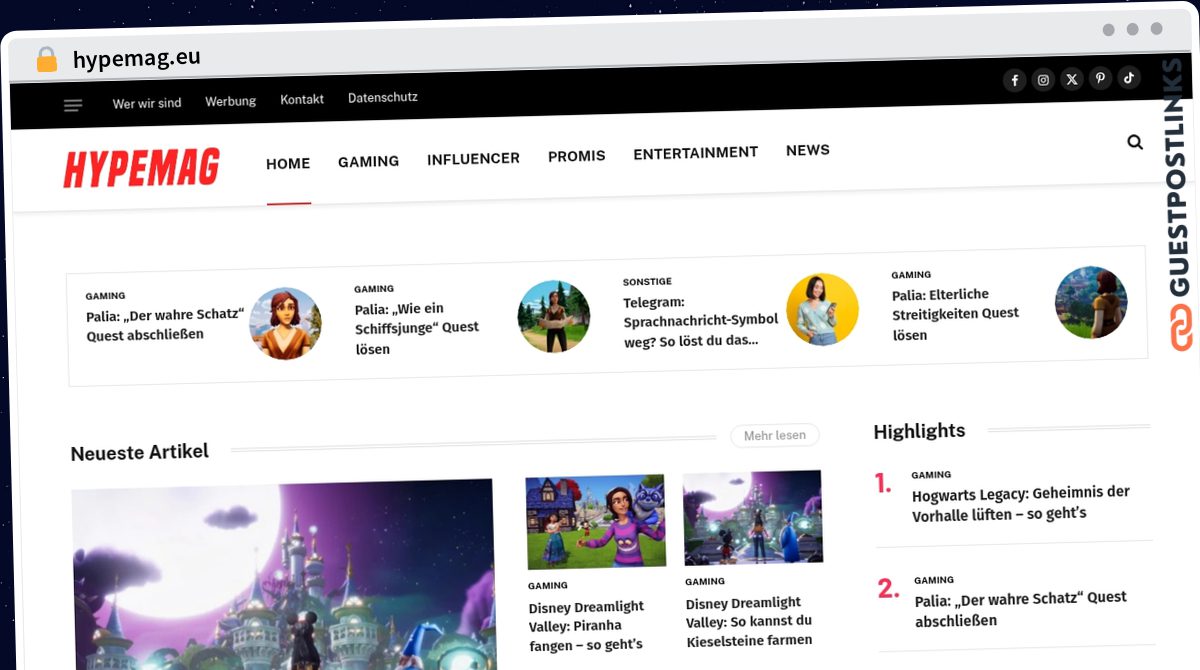 Publish Guest Post on hypemag.eu