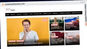Publish Guest Post on insiderhealthytactics.com