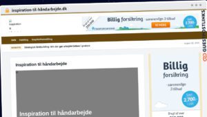 Publish Guest Post on inspiration-til-håndarbejde.dk