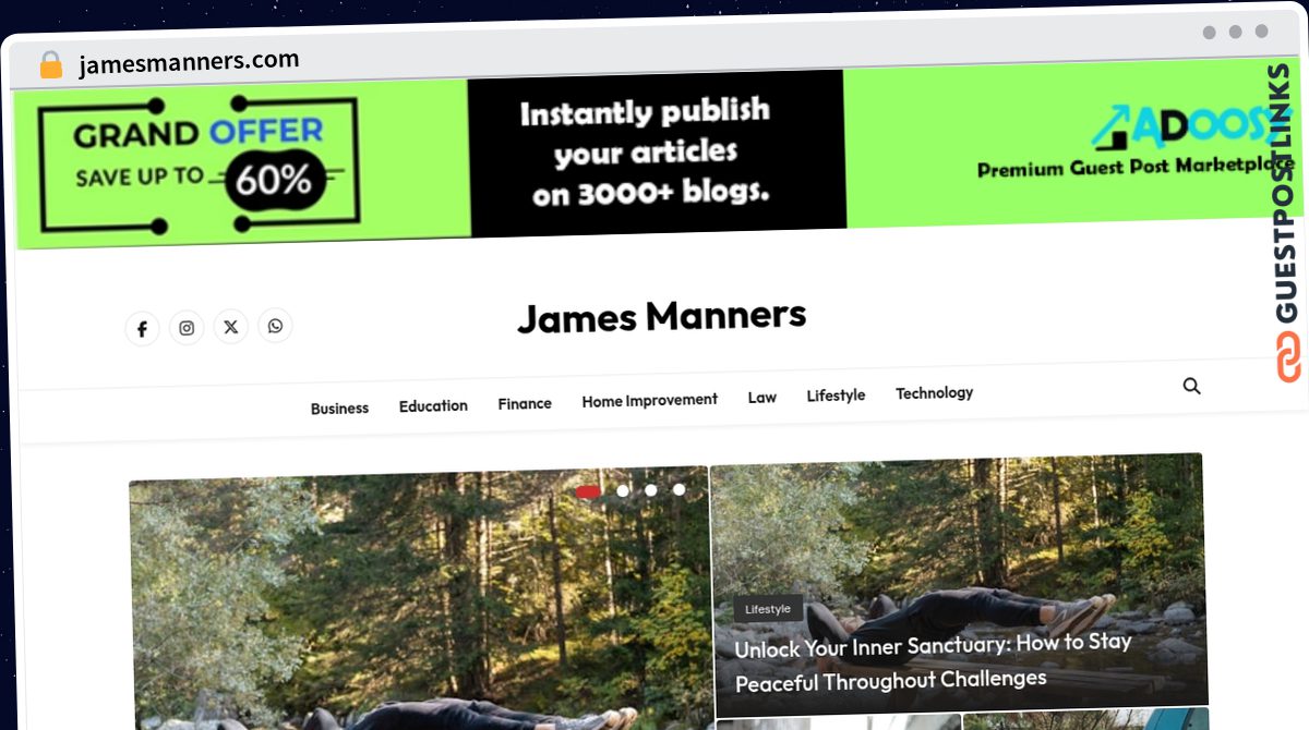Publish Guest Post on jamesmanners.com