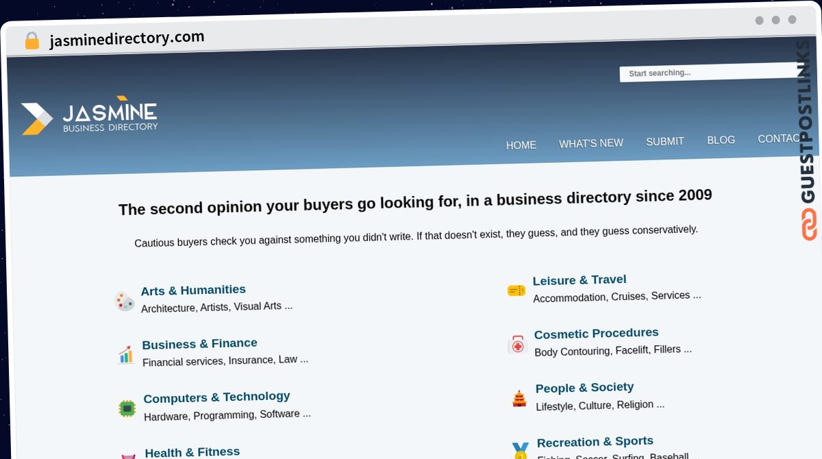 Publish Guest Post on jasminedirectory.com