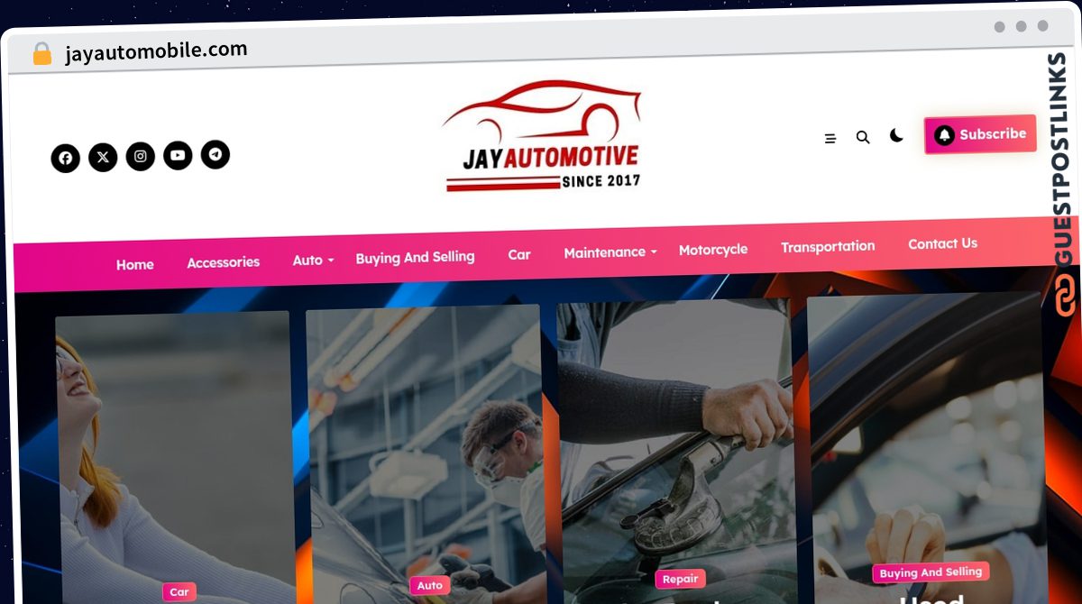 Publish Guest Post on jayautomobile.com