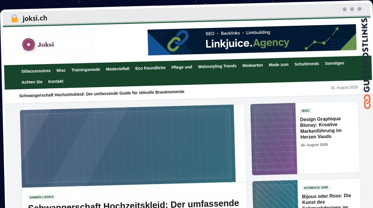 Publish Guest Post on joksi.ch