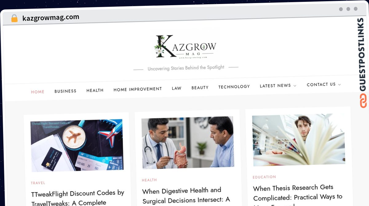 Publish Guest Post on kazgrowmag.com
