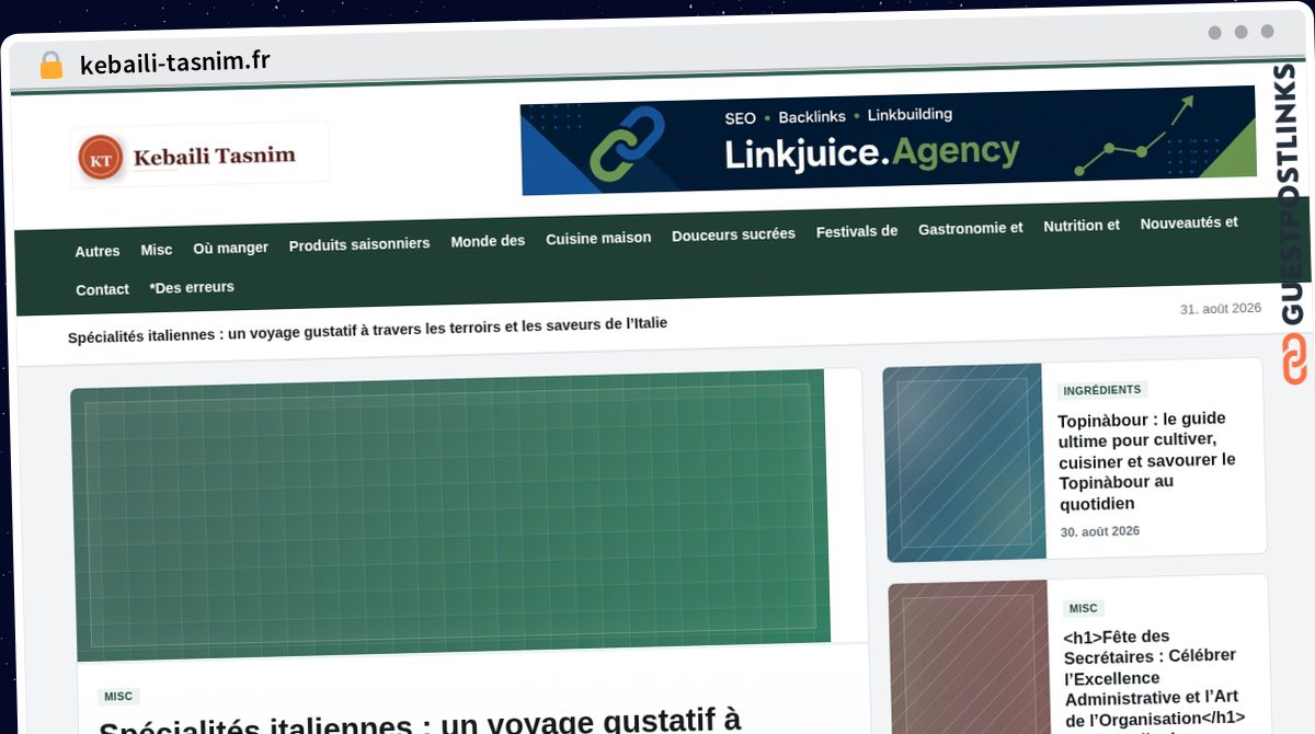 Publish Guest Post on kebaili-tasnim.fr