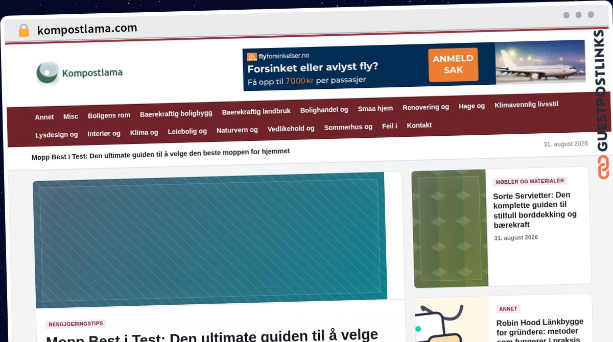 Publish Guest Post on kompostlama.com