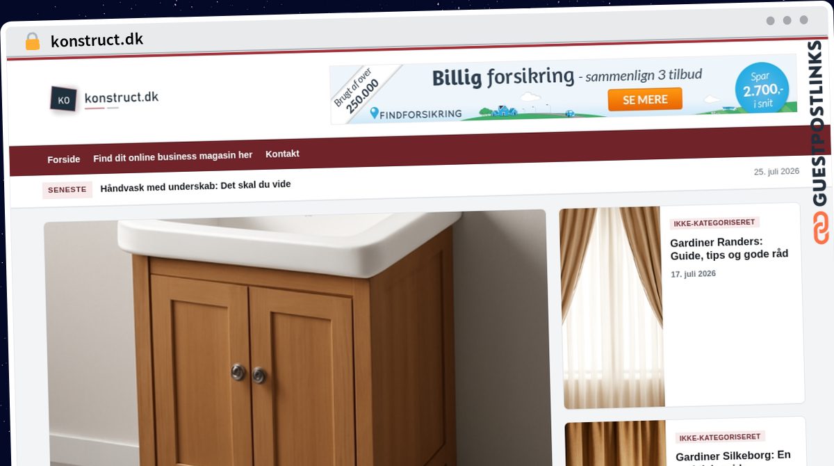 Publish Guest Post on konstruct.dk