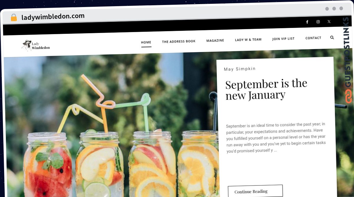 Publish Guest Post on ladywimbledon.com