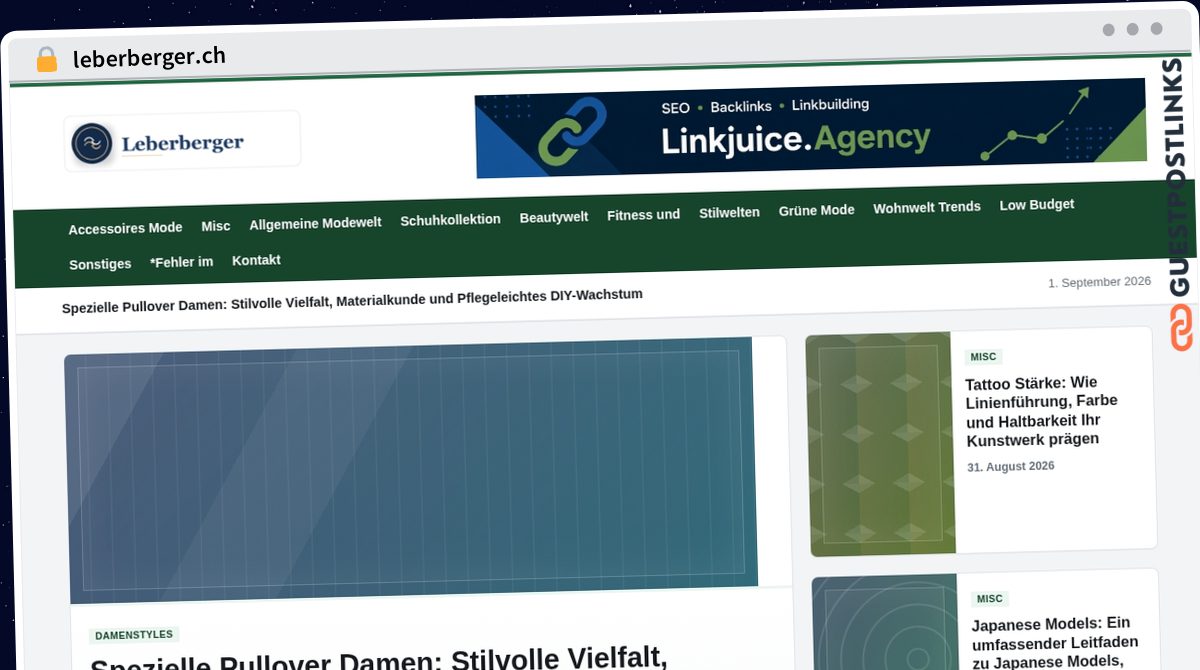 Publish Guest Post on leberberger.ch