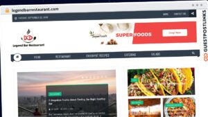 Publish Guest Post on legendbarrestaurant.com