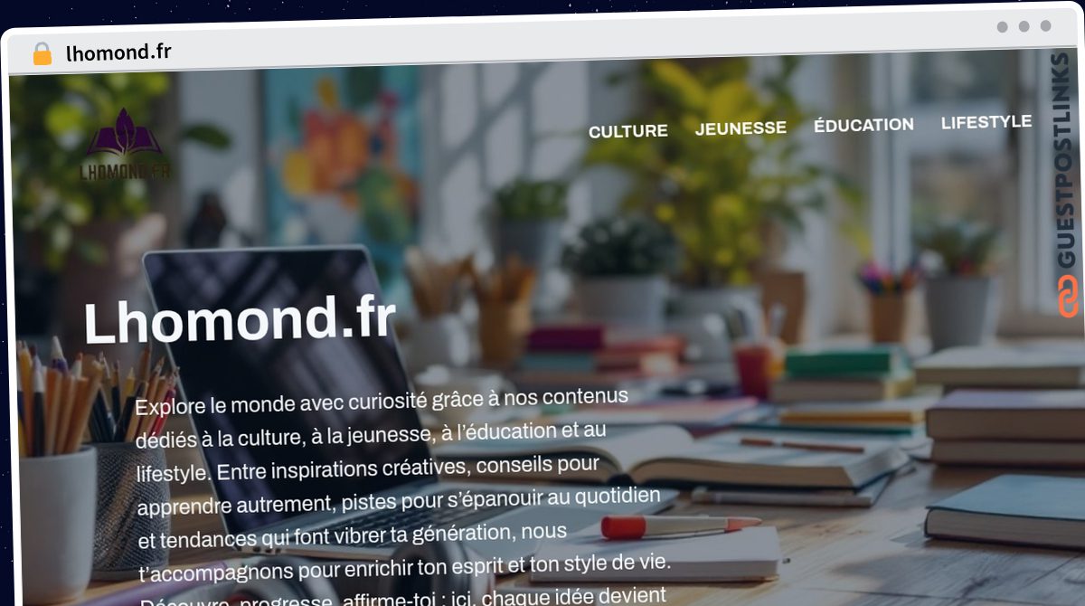 Publish Guest Post on lhomond.fr