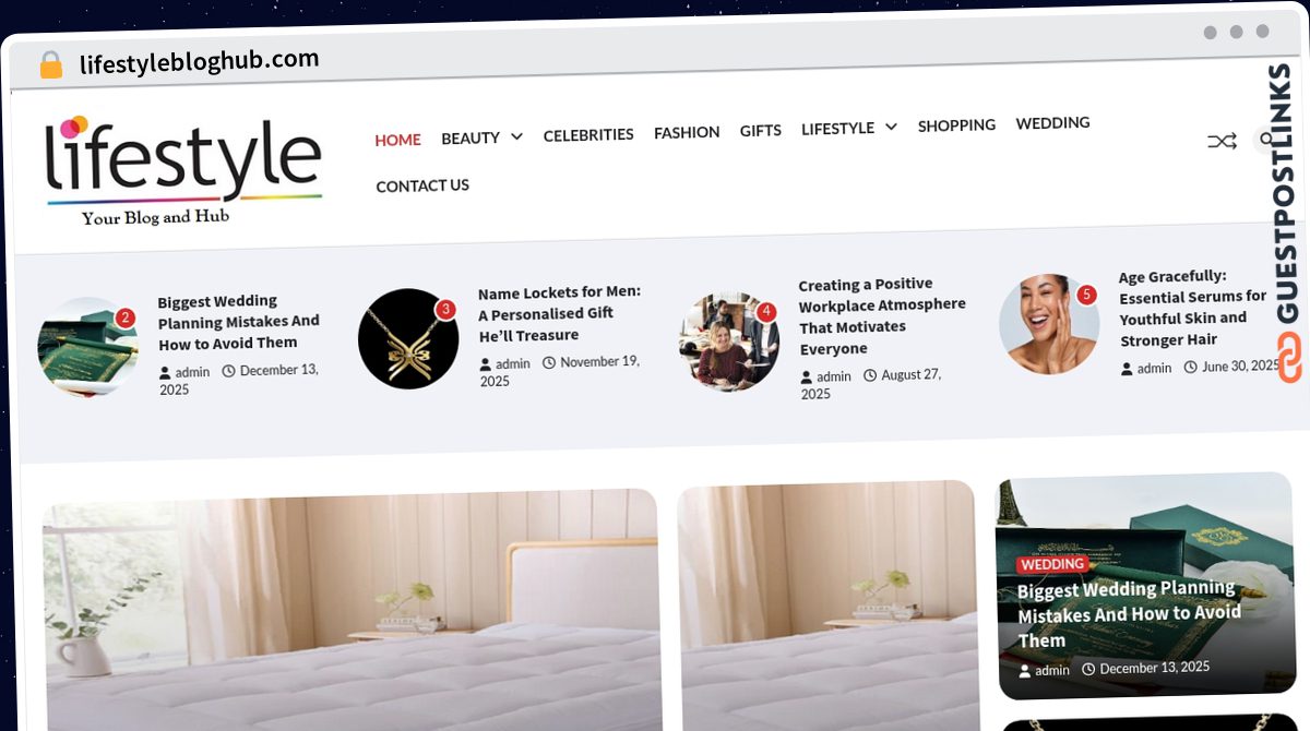 Publish Guest Post on lifestylebloghub.com