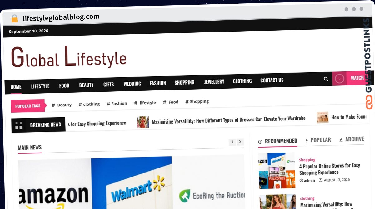 Publish Guest Post on lifestyleglobalblog.com