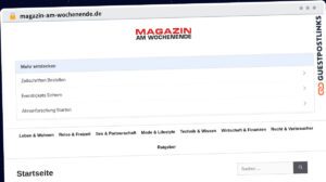 Publish Guest Post on magazin-am-wochenende.de