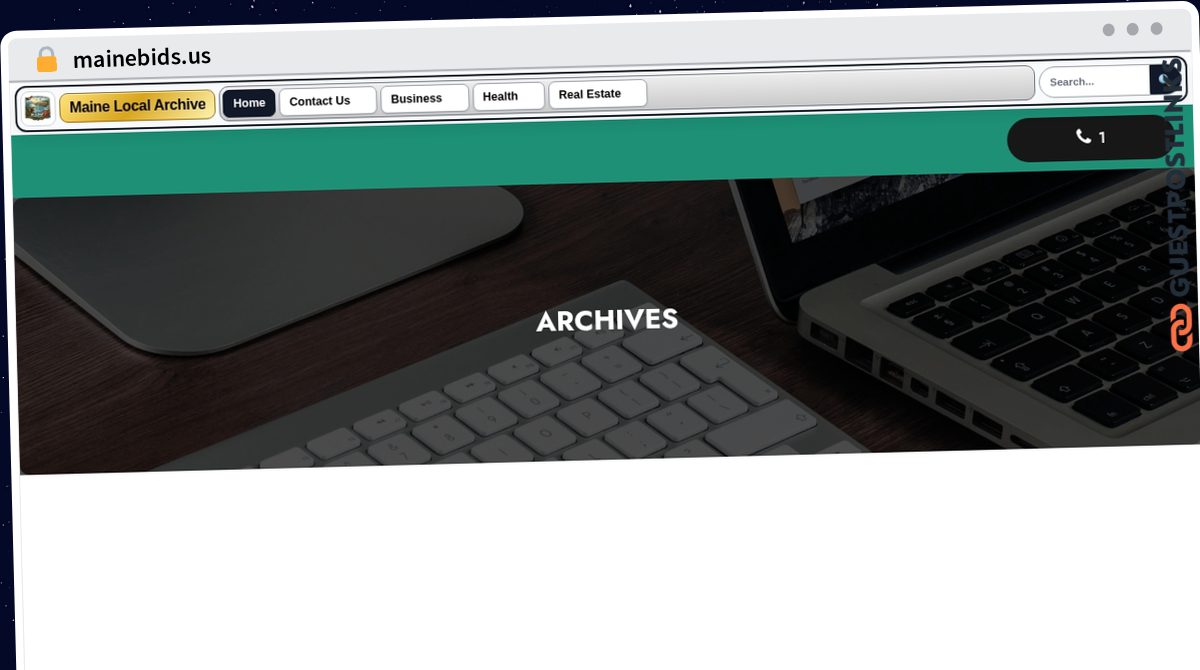 Publish Guest Post on mainebids.us