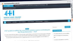 Publish Guest Post on maracanaonline.com.br
