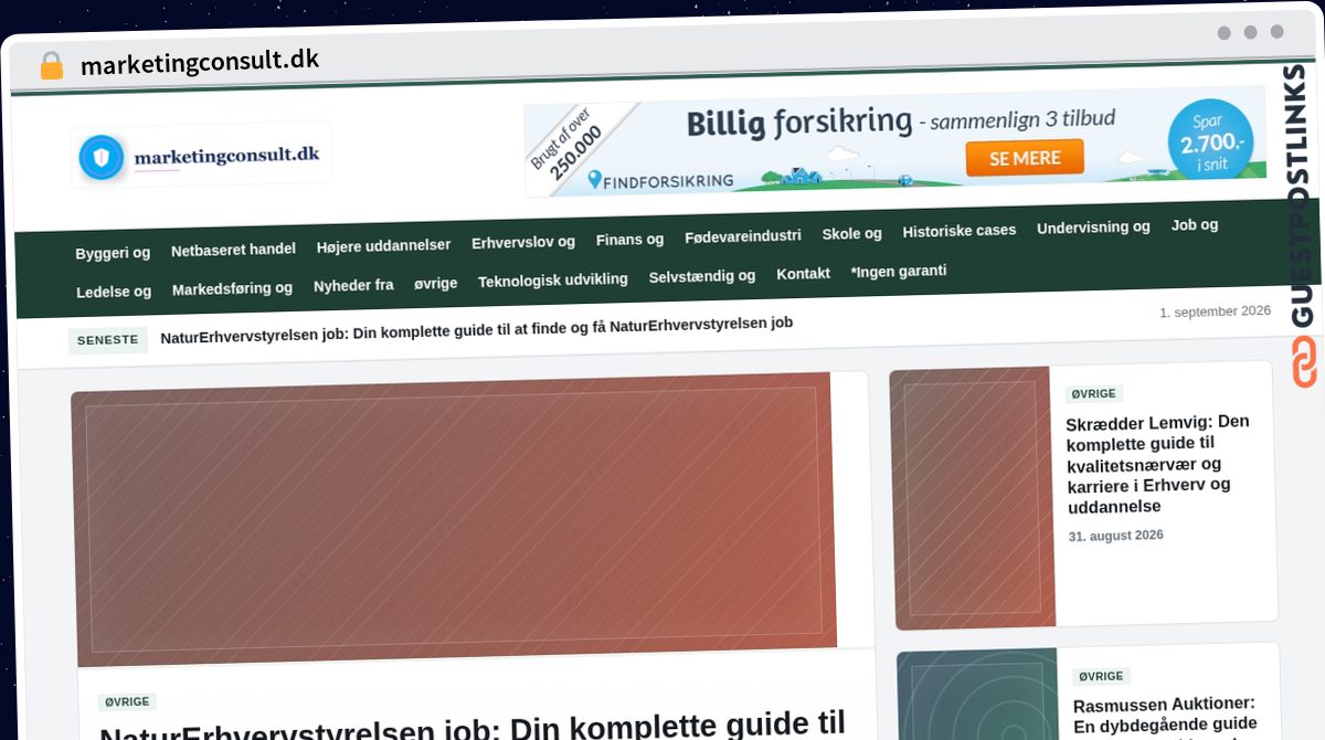 Publish Guest Post on marketingconsult.dk