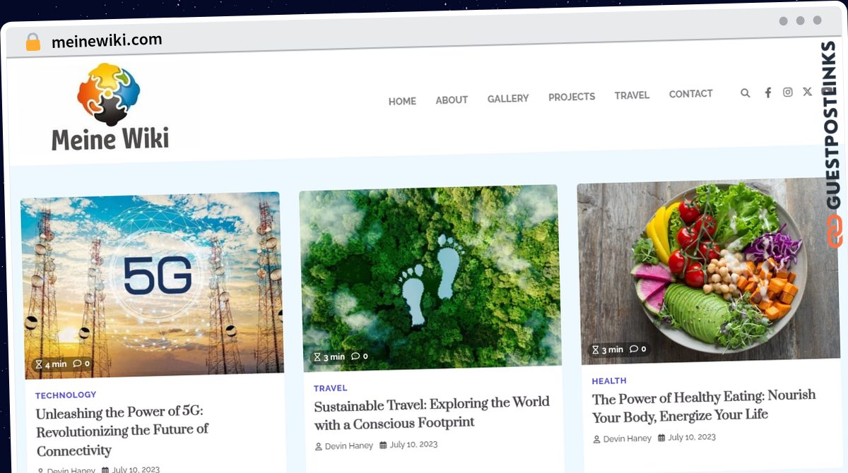 Publish Guest Post on meinewiki.com