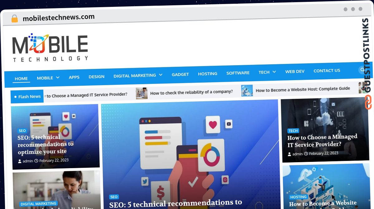 Publish Guest Post on mobilestechnews.com