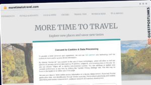 Publish Guest Post on moretimetotravel.com