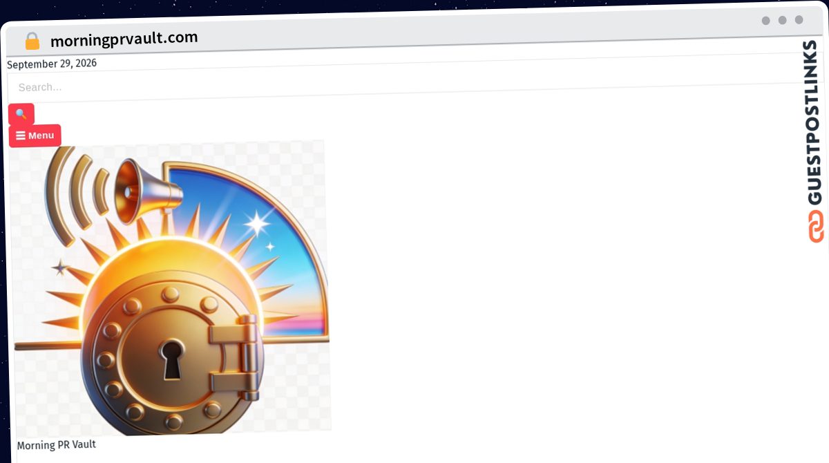 Publish Guest Post on morningprvault.com