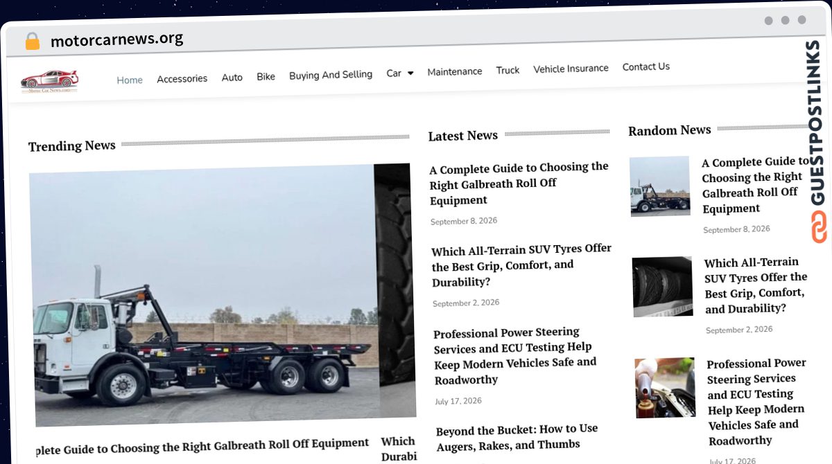 Publish Guest Post on motorcarnews.org