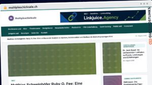 Publish Guest Post on multipleschicksale.ch