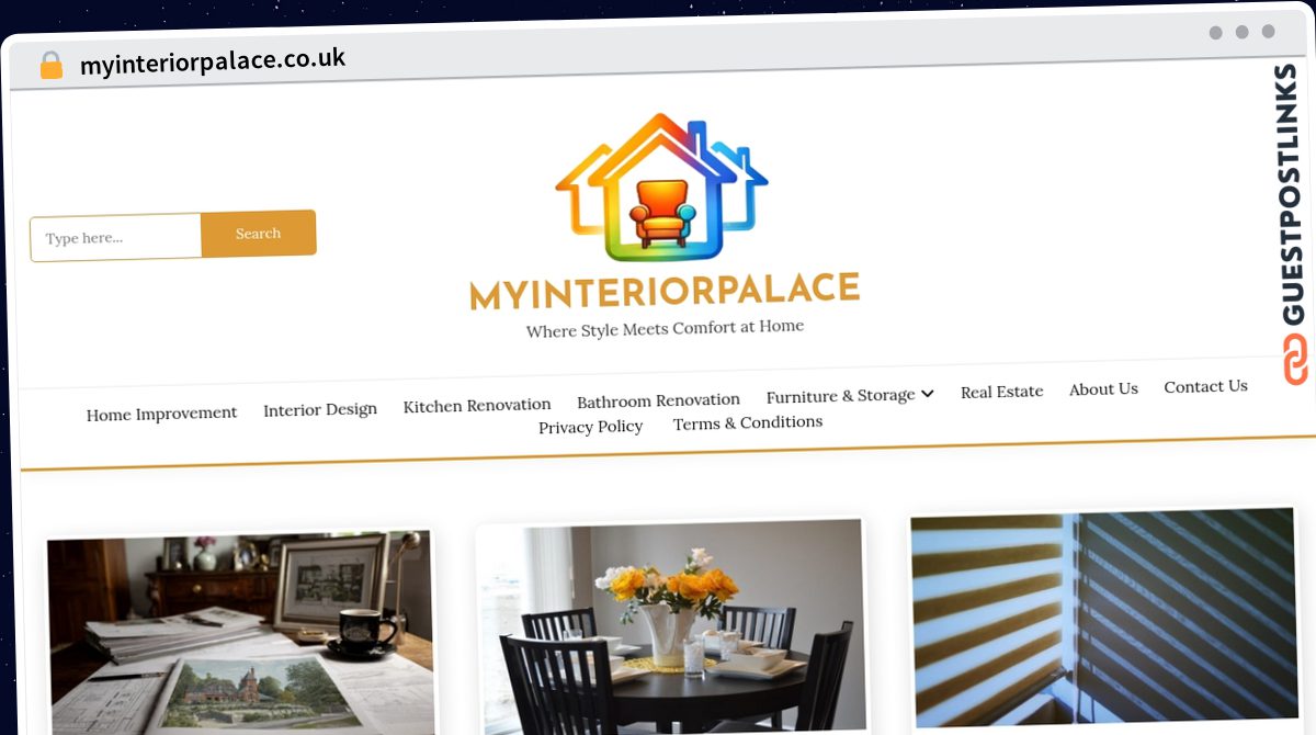 Publish Guest Post on myinteriorpalace.co.uk