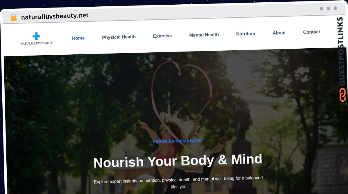 Publish Guest Post on naturalluvsbeauty.net