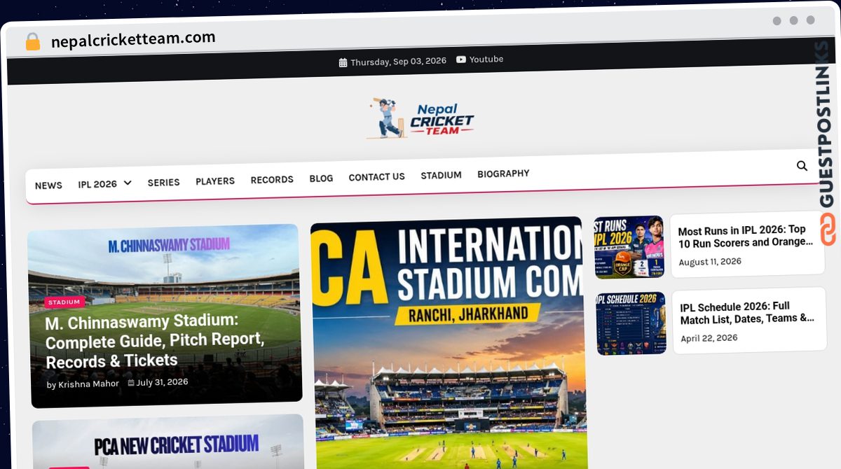 Publish Guest Post on nepalcricketteam.com