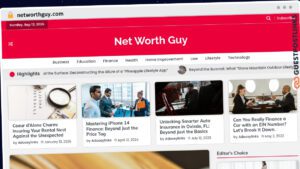 Publish Guest Post on networthguy.com