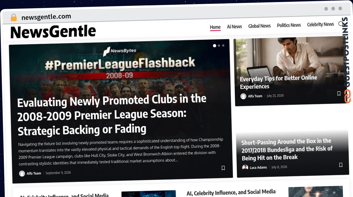 Publish Guest Post on newsgentle.com