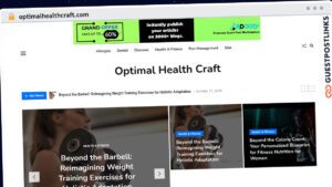 Publish Guest Post on optimalhealthcraft.com