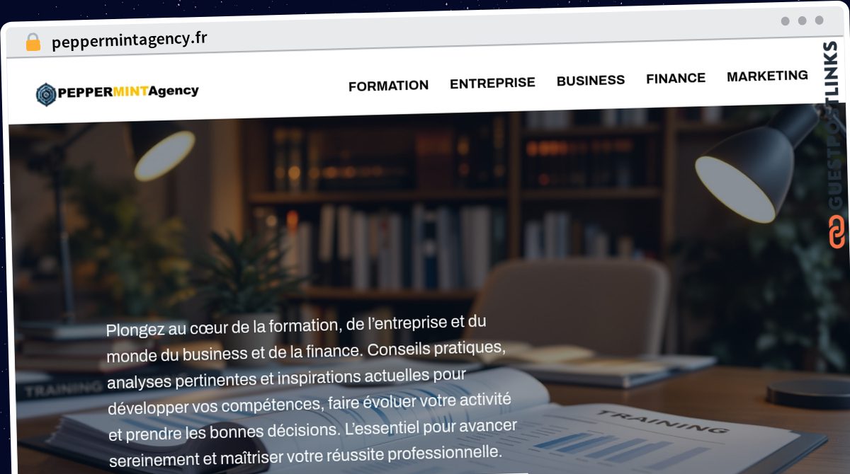 Publish Guest Post on peppermintagency.fr