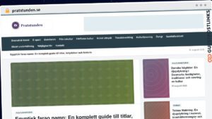 Publish Guest Post on pratstunden.se