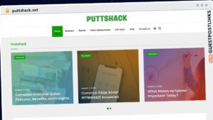Publish Guest Post on puttshack.net